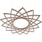 Ekena Millwork Eleanor Wood Fretwork Pierced Ceiling Medallion, Wood (Paint Grade), 16"OD x 6 1/8"ID x 3/8"T CMWP16X16X0375EAMF - alternate 5